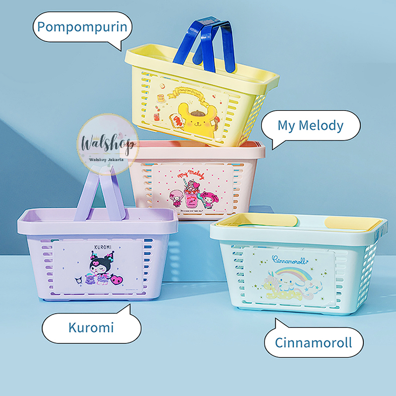 Walshop - Keranjang Sanrio Kuromi Cinnamoroll Melody Pompompurin - KS002