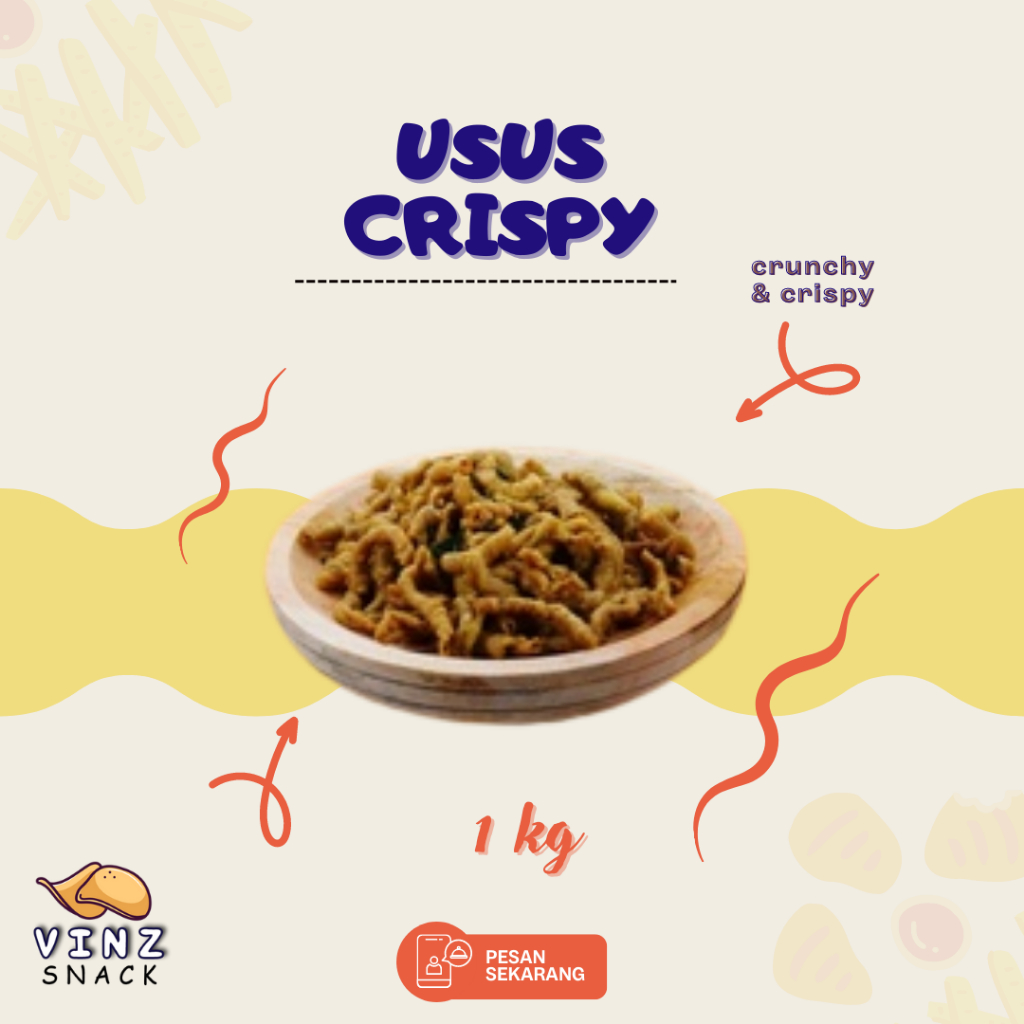 

Vinzsnack - Usus Crispy rempah 1 kg