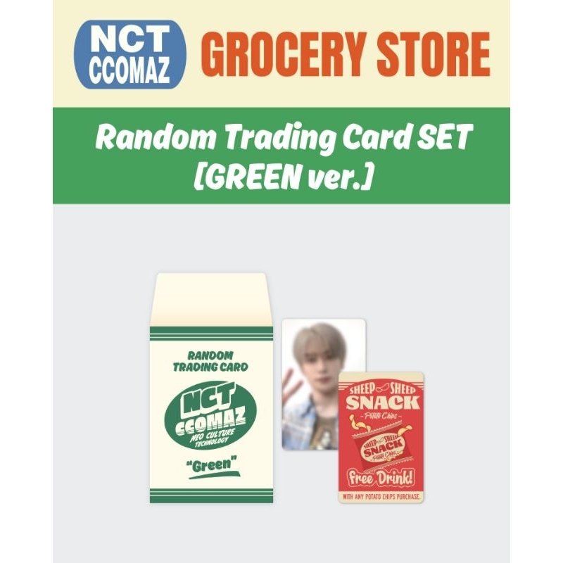 [READY STOCK] NCT CCOMAZ GROCERY STORE 2nd MD TRADING CARD SET (Sealed)