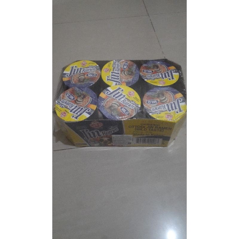 

jin ramen mild cup 65g,,1pack isi 6pc