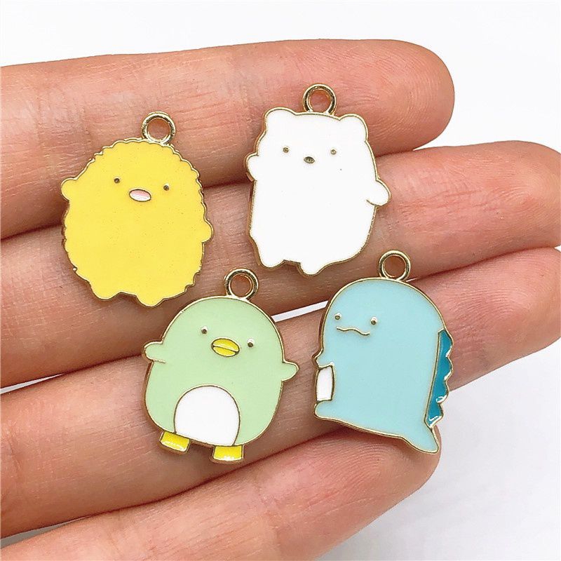 Charm Enamel Epoxy Bebek Ayam (1pcs) - ukuran ada di gambar