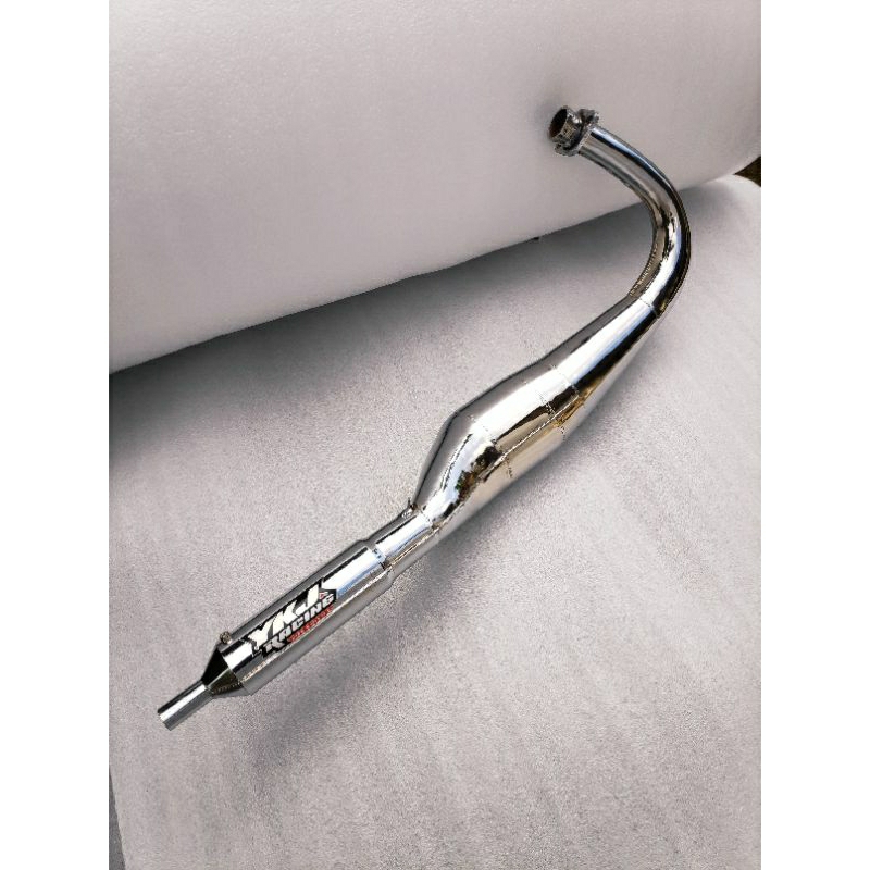 Knalpot 3v3 RX King Chrome YKJ Super Garing Gurih Atas Bawah Bertenaga Original YKJ Racing Istimewa