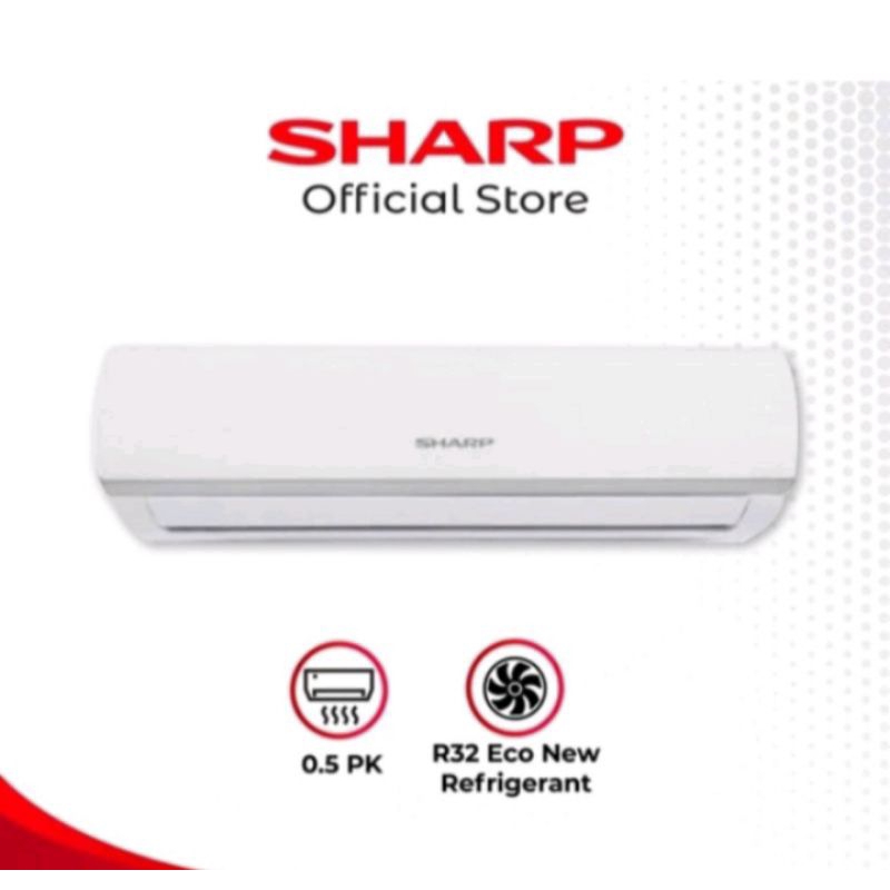 AC SHARP 1/2 PK AH5BEY2 UNIT Indoor dan Outdoor