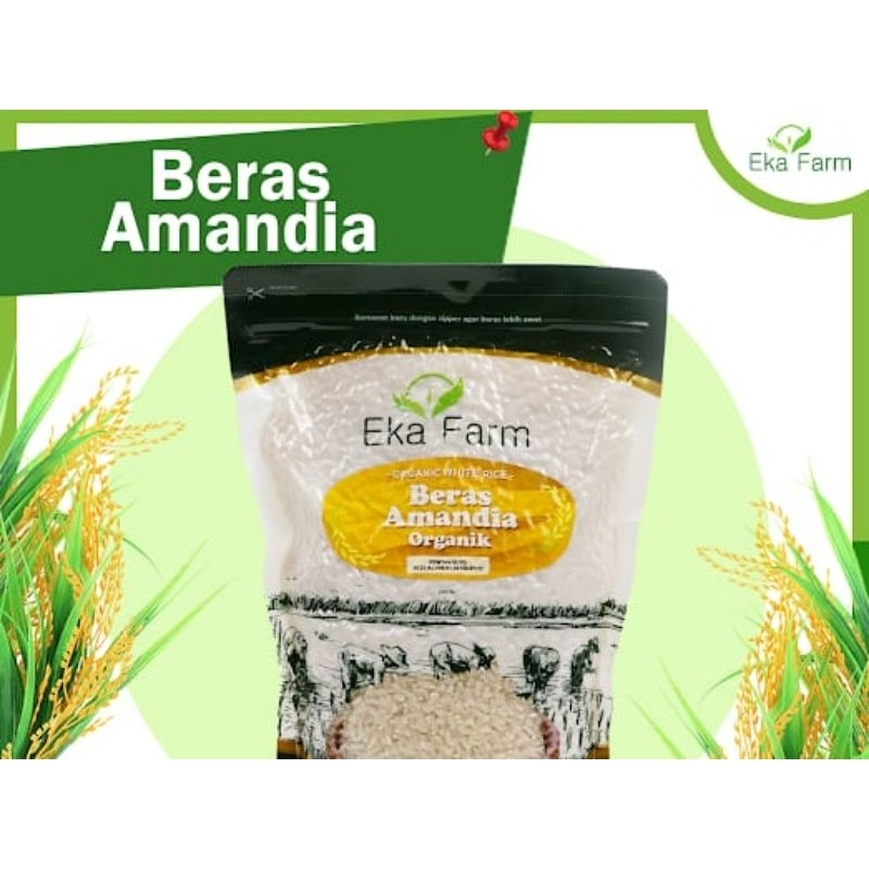 

Beras Diabetes Organik Ekafarm 1kg vakum (Amandia)