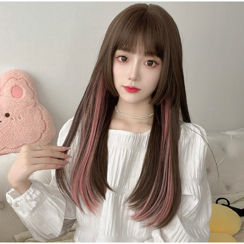 CH0896 full wig korean style hime cut 60-65 cm