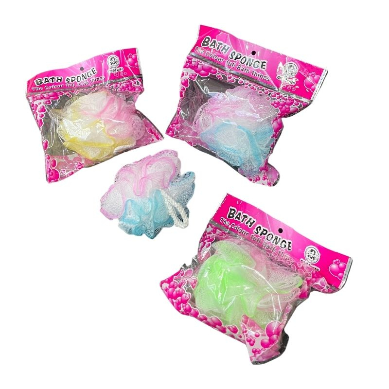 Spon Mandi Pelangi / Bodywash Pelangi / Sponge Bulat (1Pcs)