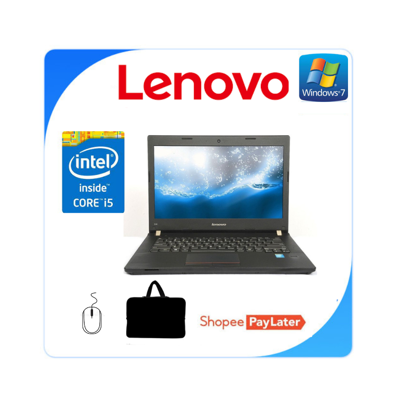 Laptop Murah Lenovo E40 Core i5 Ram 8GB/256GB SSD WIN7