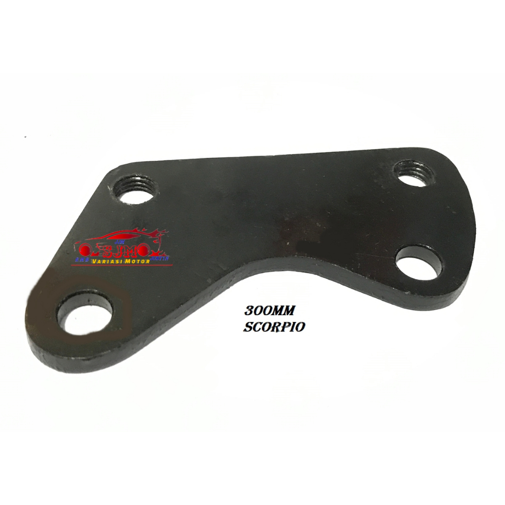BREKET CAKRAM SCORPIO MX KING R15 VIXION BYSON MX MIO JUPITER RX KING VEGA FIZR NOUVO XRIDE OLD MIO SOUL MIO SMILE XEON 300MM 260MM BREKET PIRINGAN DEPAN 300MM 260MM
