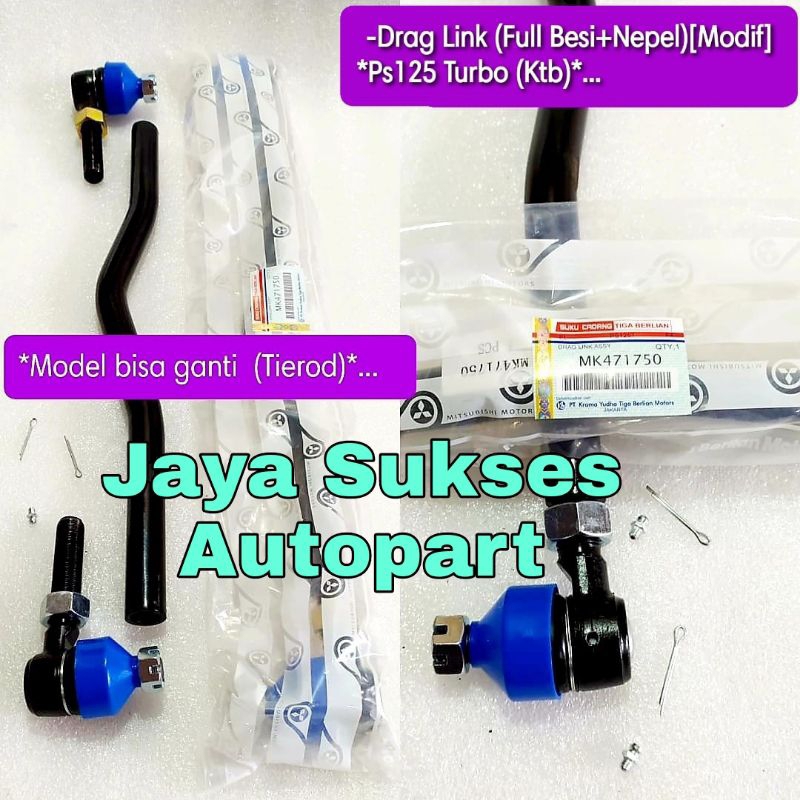 Drag link Long Tie rod Canter PS125T PS125 Turbo Modif Original