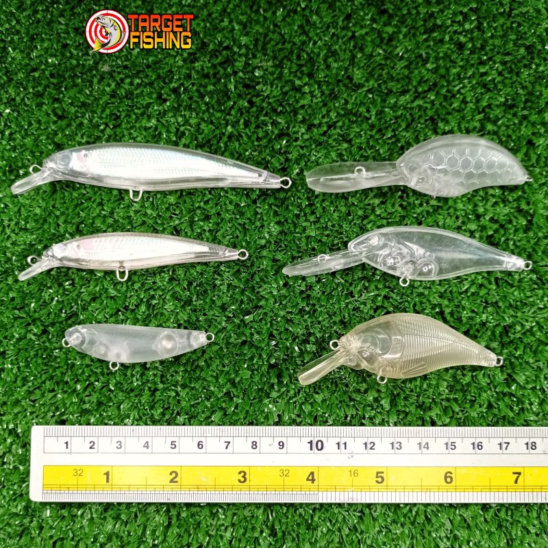 Aneka Blank Minnow untuk Repaint / Custom Lure