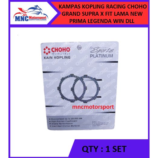 KAMPAS KOPLING CHOHO RACING PLATINUM GRAND SUPRA X FIT LEGENDA REVO WIN