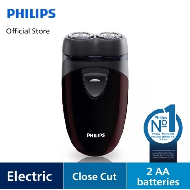Original Philips PQ206 Shaver Electric  - Pencukur Kumis Jenggot Elektrik