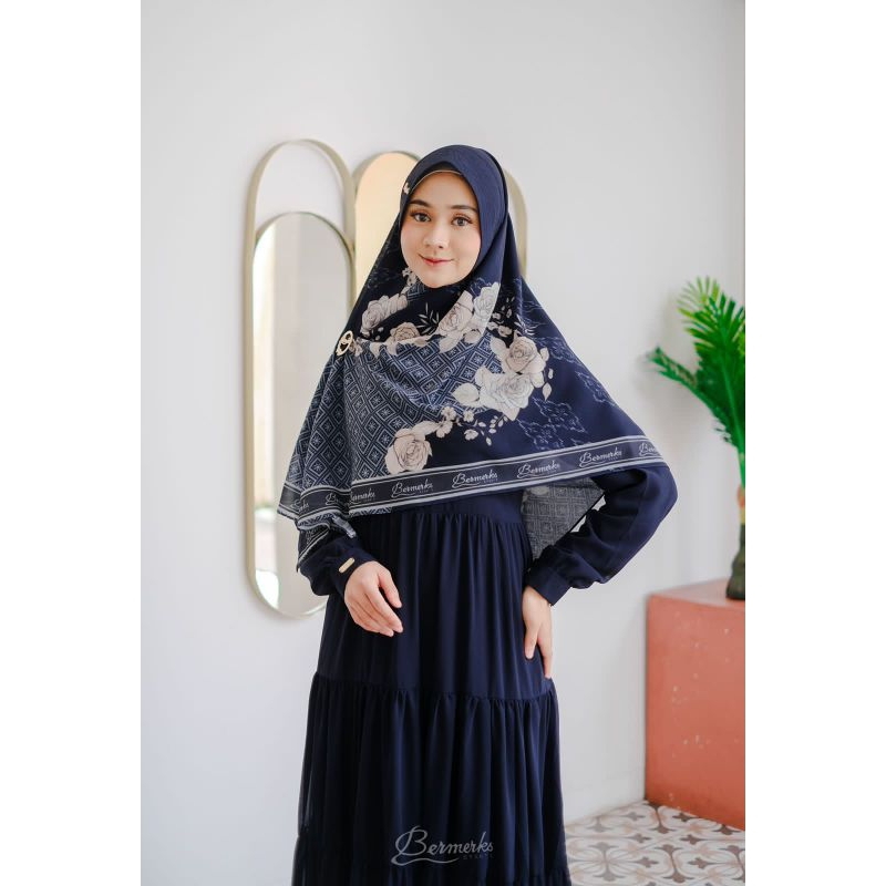 HASENA gamis set Original printing 100% by BERMERKS SYARI