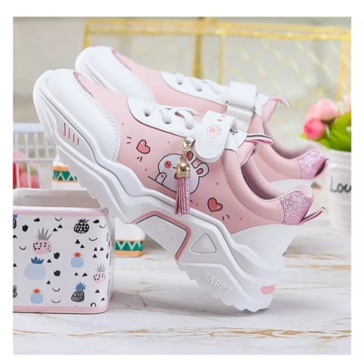 PROMO Sepatu Sneakers Anak Perempuan Cony Pink