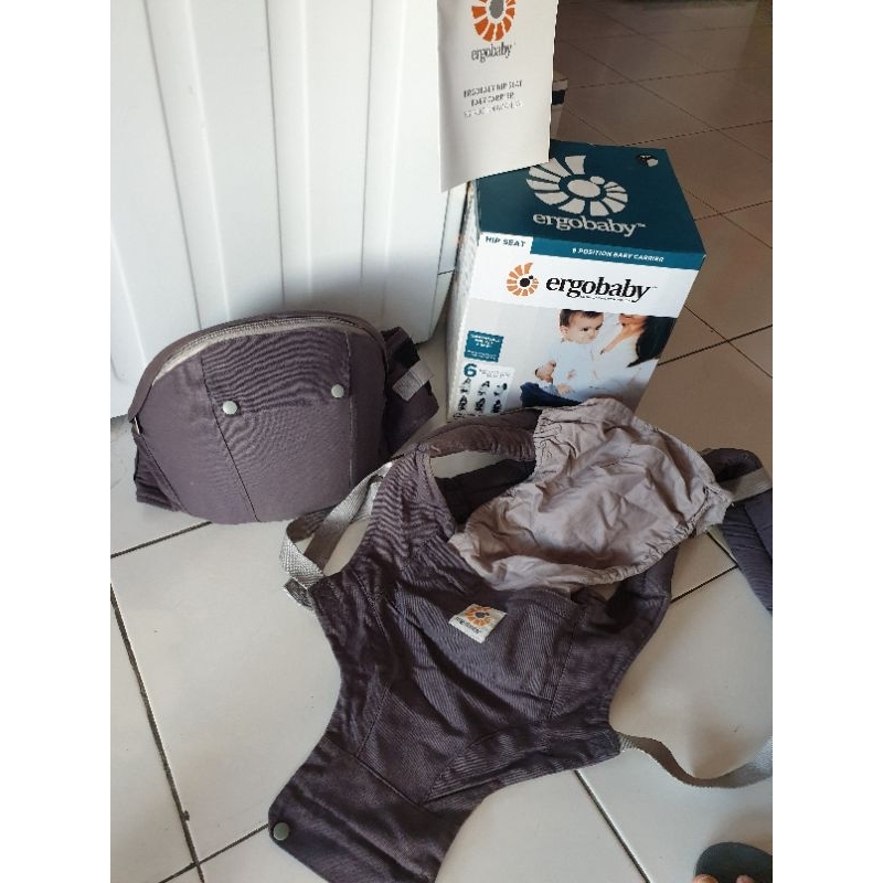 PRELOVED ergo baby hipseat carrier non ori