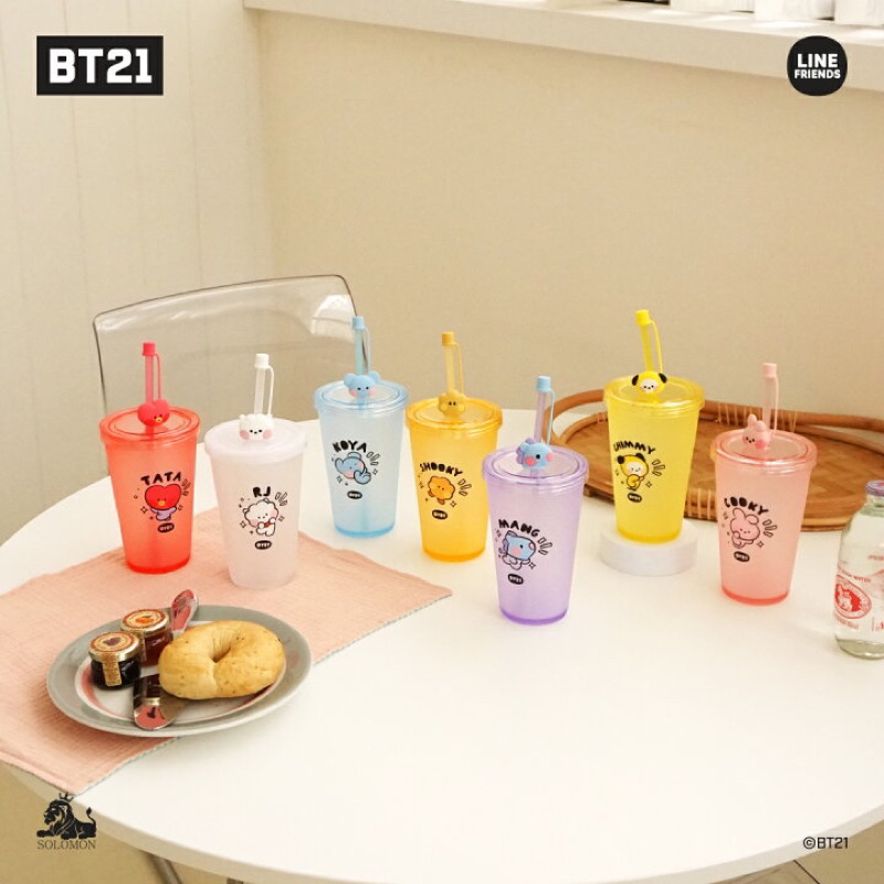 [ PRE ORDER - SALE ] Official BT21 Minini Cold Cup Tumbler 650ml