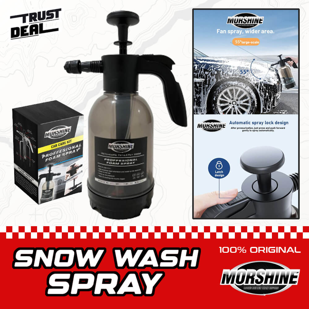 Snow Wash Spray MORSHINE Alat Semprot Busa Salju Manual Mobil Motor 2 Liter