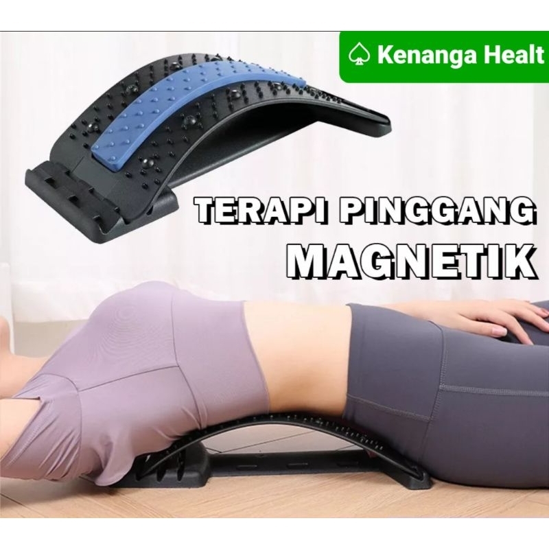 Sandaran Terapi Nyeri Pinggang Dan Tulang Punggung Lumbar Spinal - Alat Pijit Refleksi Redakan Nyeri Pinggang