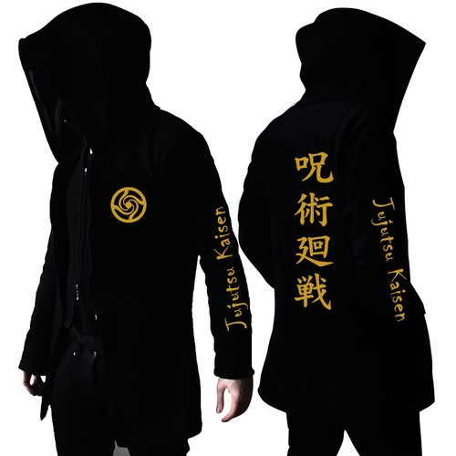 JUBAH JUJUTSU KAISEN//JUBAH ANIME//JAKET WIBU //BAHAN TEBAL PAKAYAN CASUAL