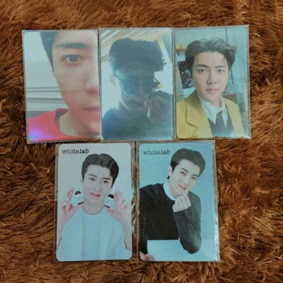 photocard Exo Sehun set (baca deskripsi)
