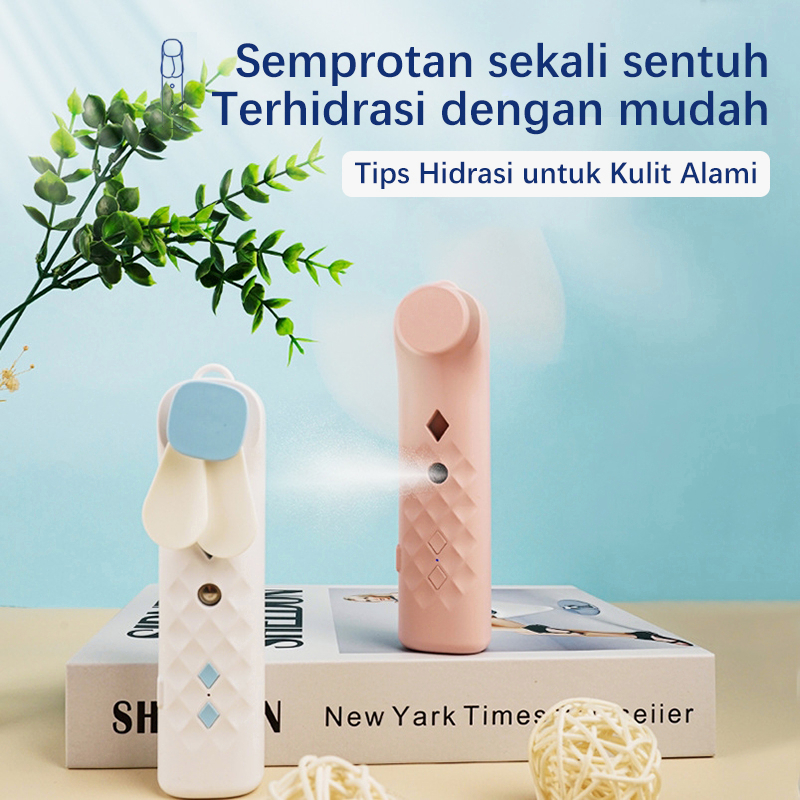 Goojodoq Kipas Angin 2 in 1 Humidifier Pocket Fan /Kipas Lipat PORTABLE / Mini Fan