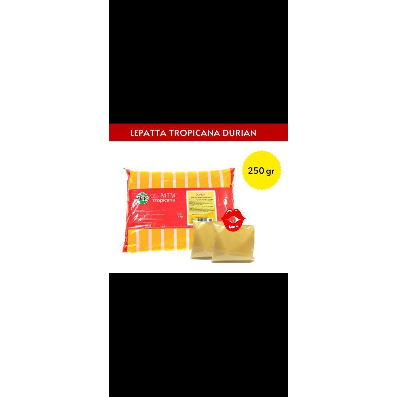 

selai durian lepatta mero 1kg repack