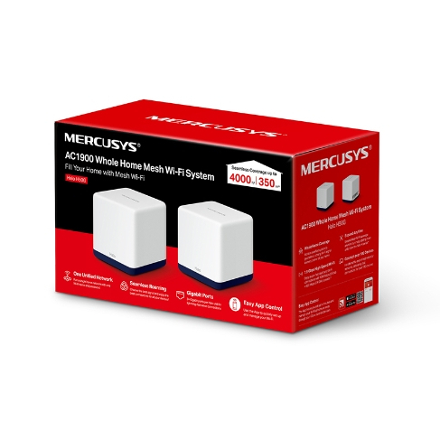 Mercusys Halo H50G AC1900 Dual Band Gigabit Whole Mesh Router 2-Pack