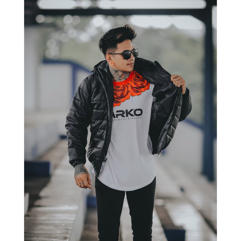 JAKET PUFFER MOTOR CHOOPERS PRIA X BGSR HITAM SIZE L XL XXL  - JAKET WINTER - JAKET HIKING - JAKET GUNUNG - JAKET WINDPROOF TEBAL PRIA - BORN TO RIDE - JAKET HOODIE TEBAL PRIA - JAKET MOTOR PRIA