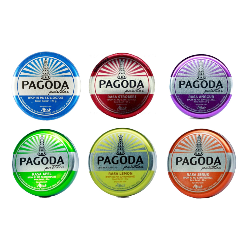 

Permen Pagoda Pastilles 20 Gr