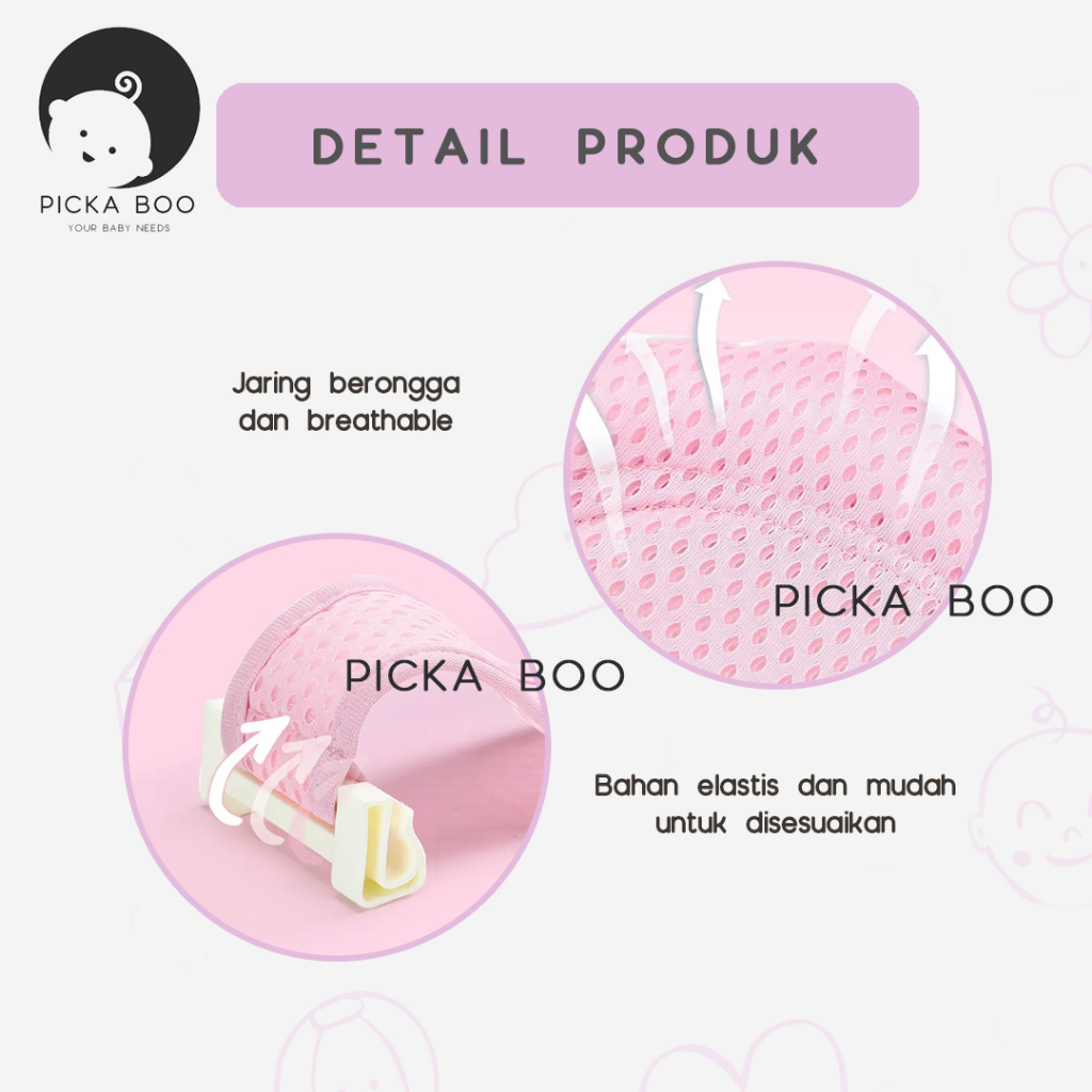 PICKABOO Baby Bath Helper Jaring Mandi Bayi