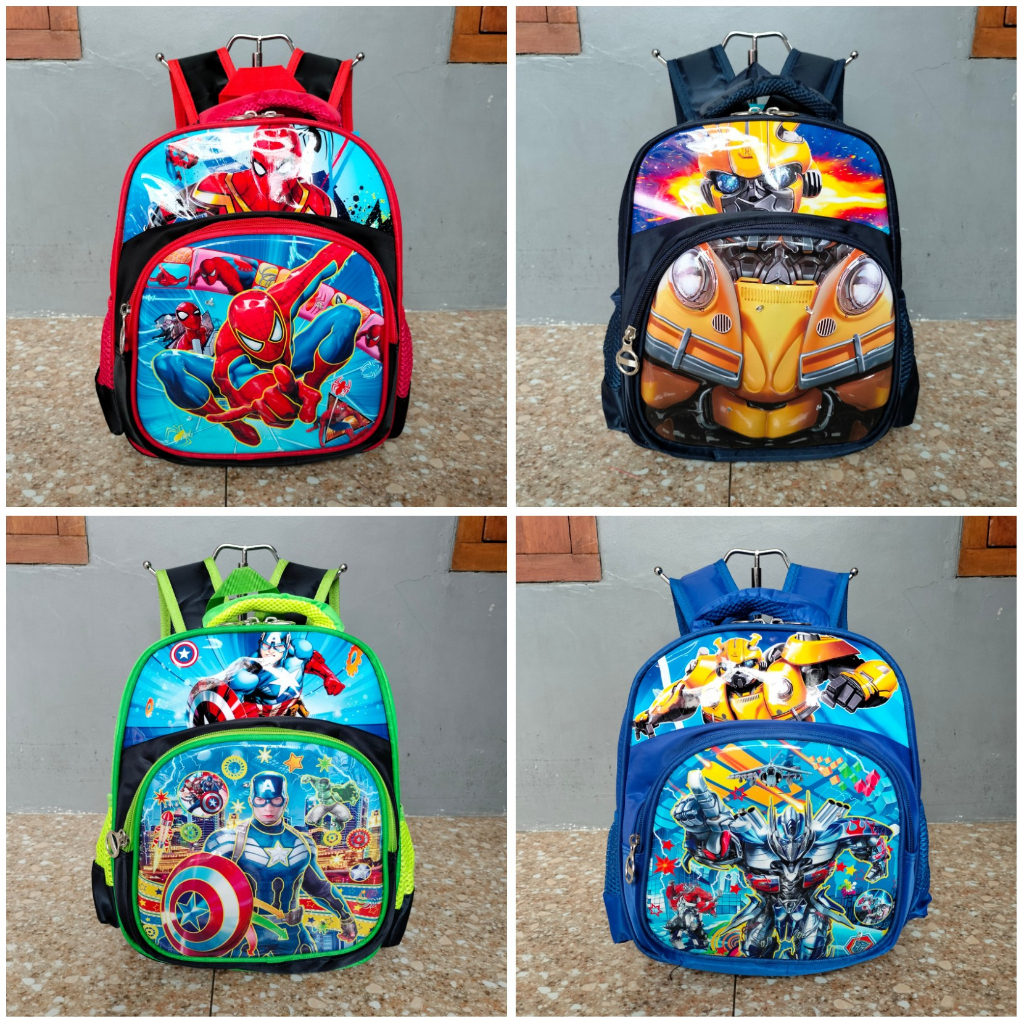 Tas Ransel Backpack Karakter LED Anak Laki Laki PAUD TK Import 44176