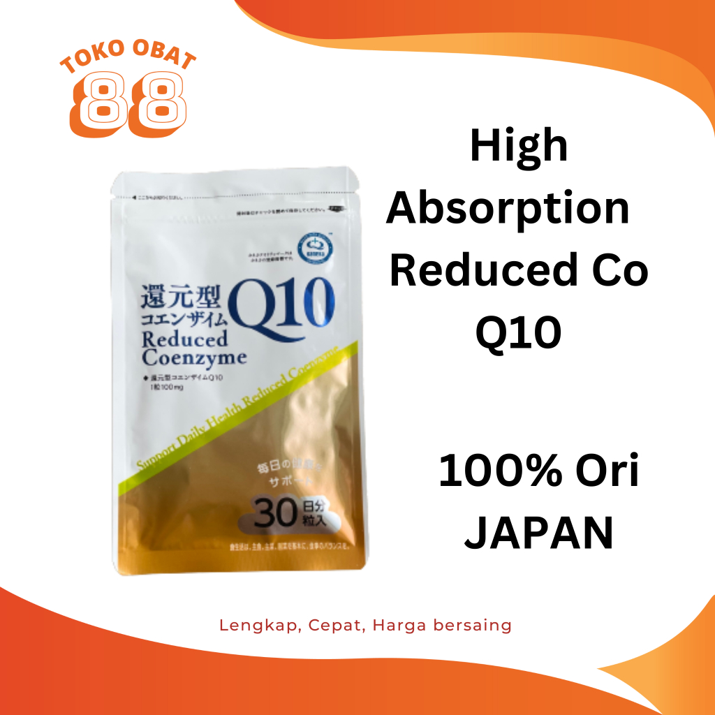 Coq10 100mg Ubiquinol/ Reduced Coq10/KANEKA/100%ORI JAPAN/ Vit Jantung