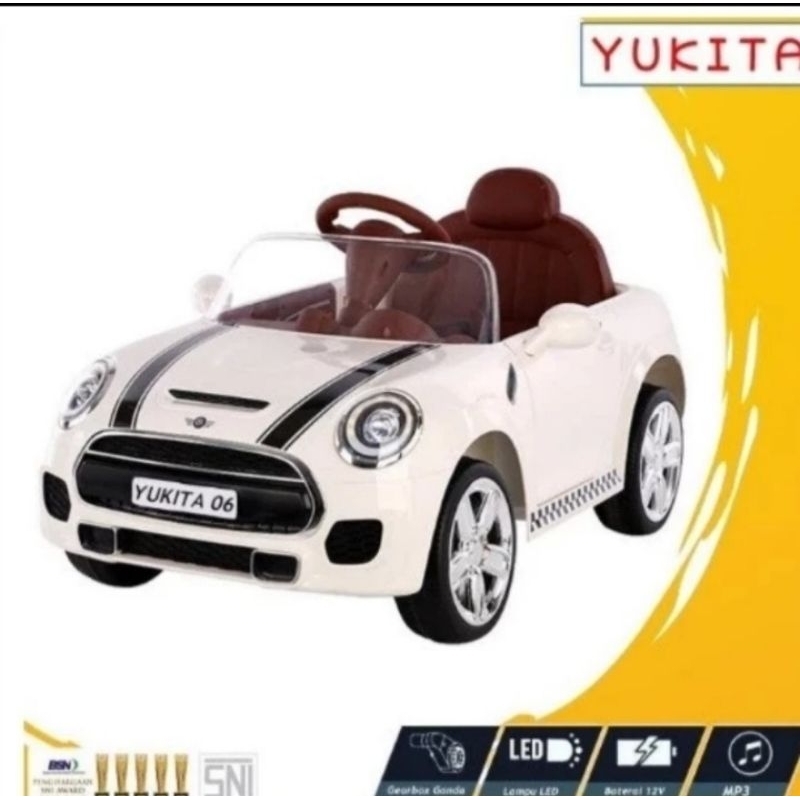 Mobil Aki Mainan Anak / Yukita mobil 06 / Mobil Accu Mainan Anak