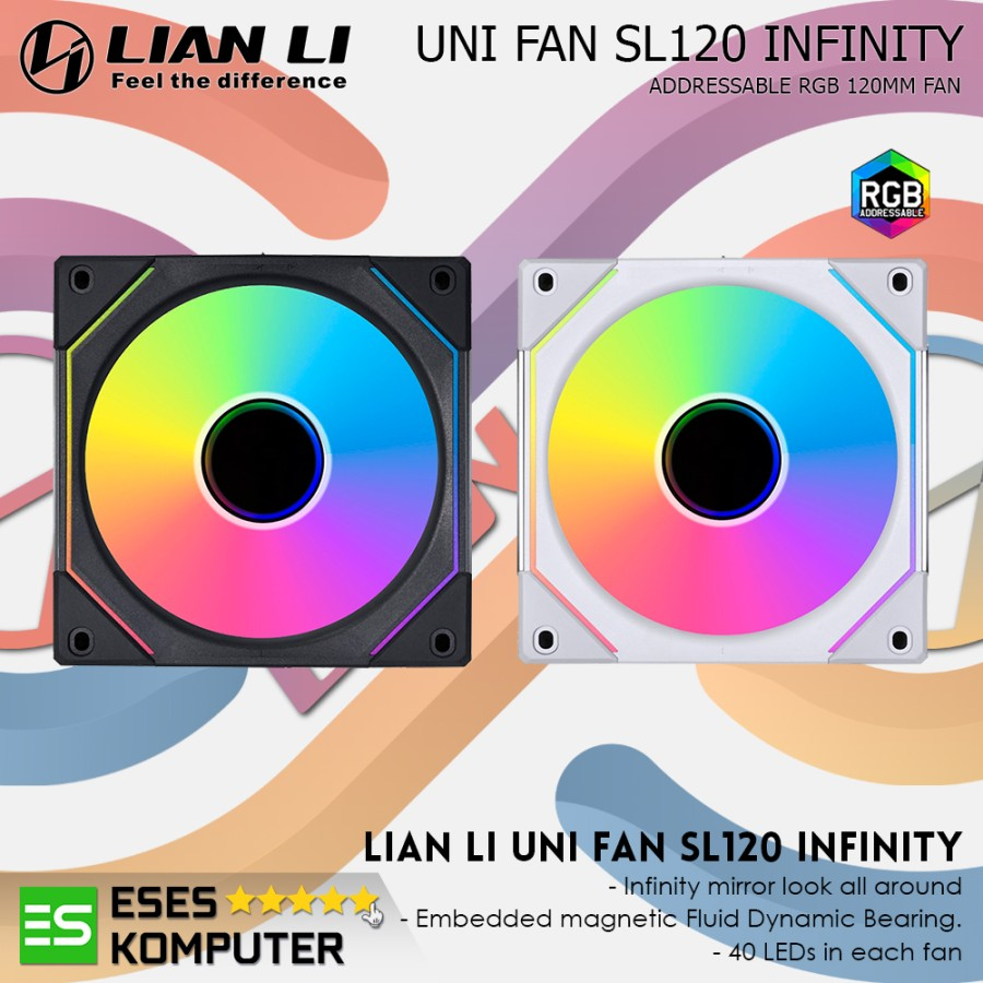 Fan LIAN LI UNI FAN SL120 INFINITY ARGB SL-INFINITY 120mm 12cm Single