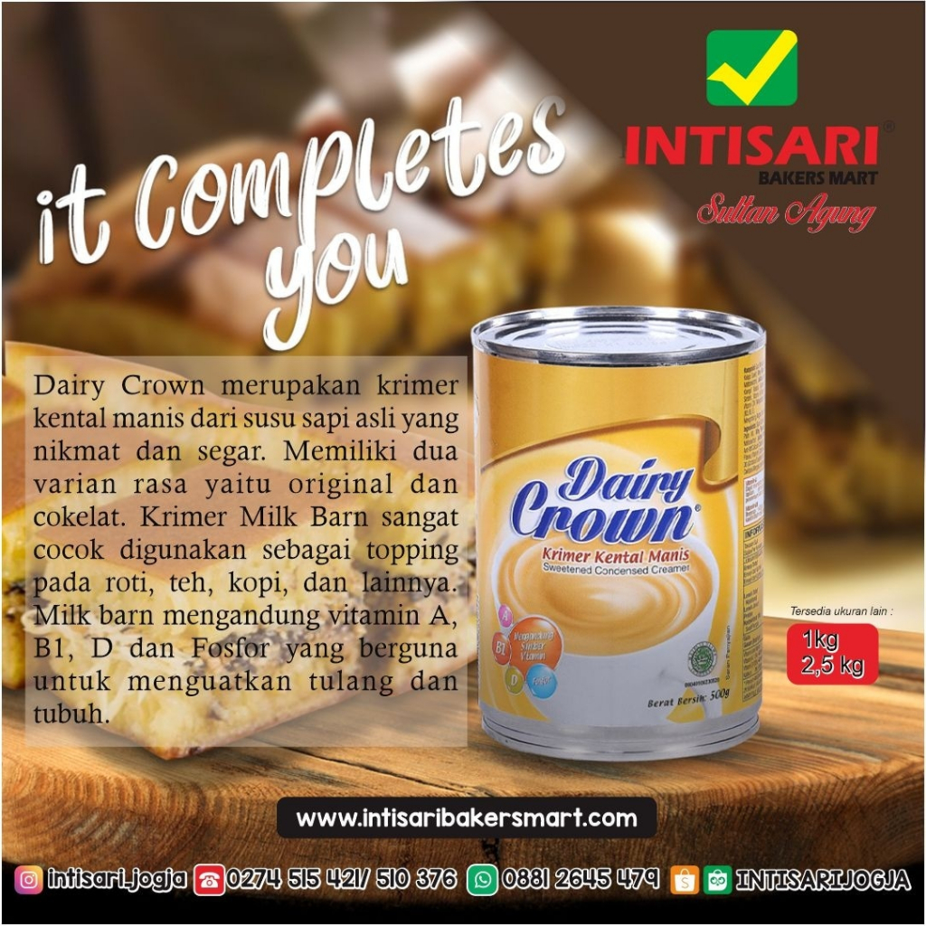 

Dairy Crown Original SKM 370 Gr