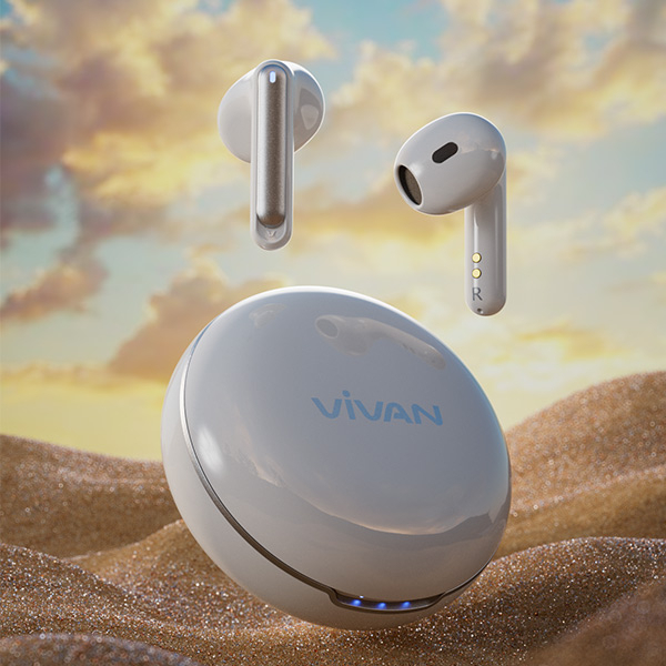 Vivan Liberty X1 ENC Bluetooth Earbuds TWS 4 Microphone