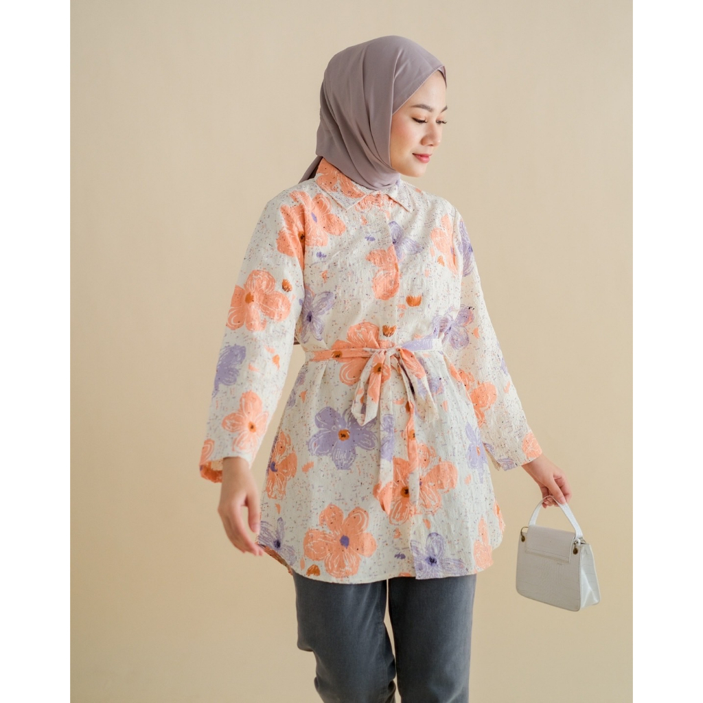 Myrubylicious EZNADA TUNIC KODE NN2640 | TUNIC | TUNIC MOTIF | TUNIC LENGAN PANJANG