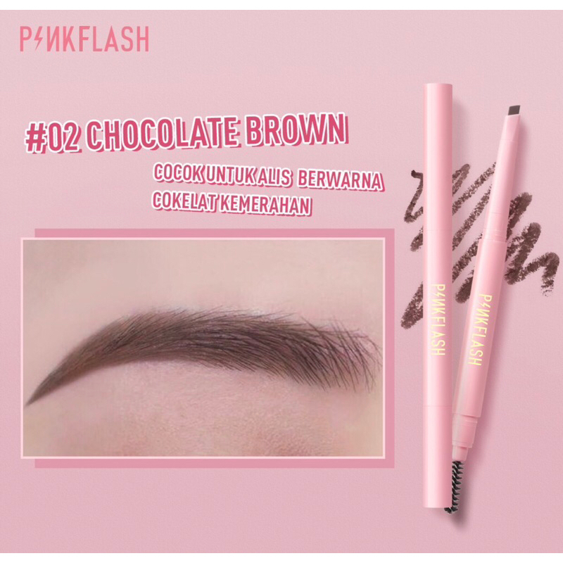 Pinkflash Eyebrow Matic // Pinkflash AutoEyebrow Waterproof // Pinkflash Pensil Alis ✨