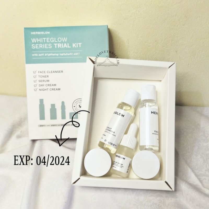 [PRELOVED] HERBIGLOW SKINCARE TRIAL KIT (BPOM✅)