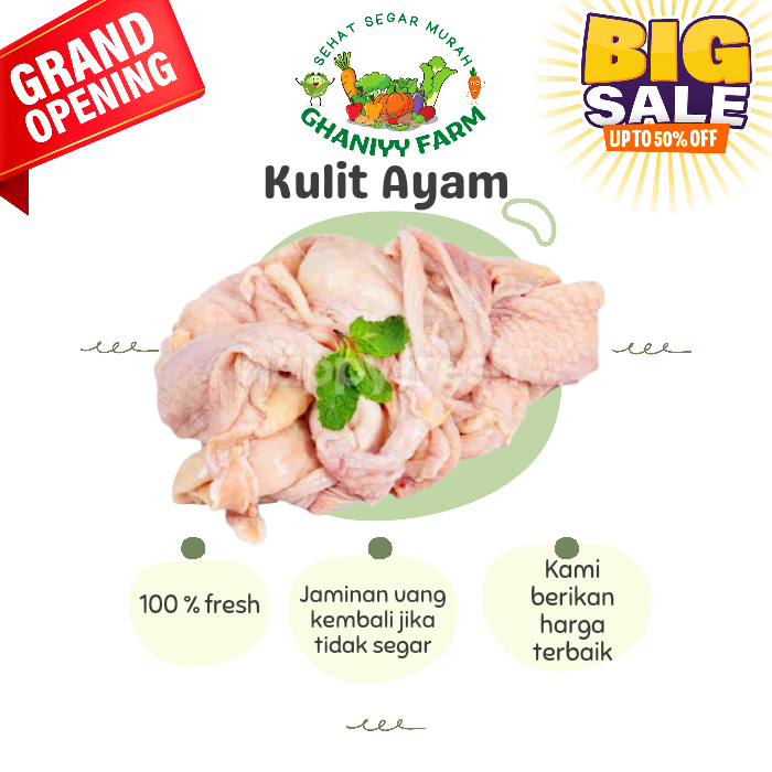 

Kulit Ayam 500Gram