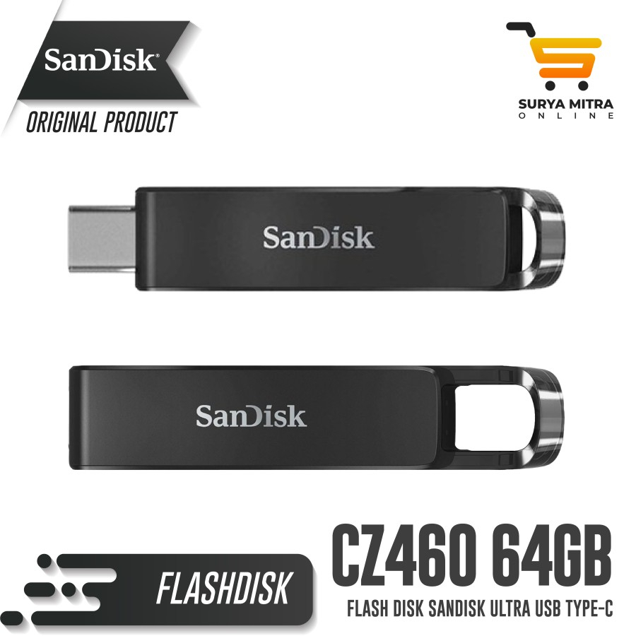 Flashdisk Sandisk CZ460 64GB Ultra USB Type-C