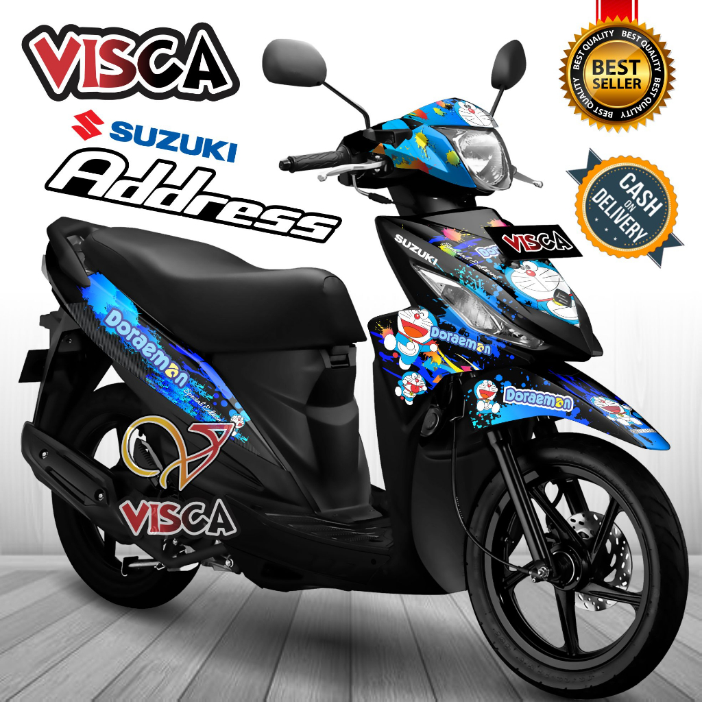 Decal Suzuki Address Full Body Stiker Suzuki Address Full Body Striping Suzuki Address Full Body Dor