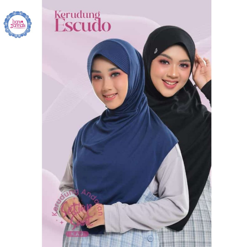 Kerudung Sekolah Escudo |  Kerudung Sekolah Rabbani | Kerudung Rabbani Original | Kerudung Sekolah S