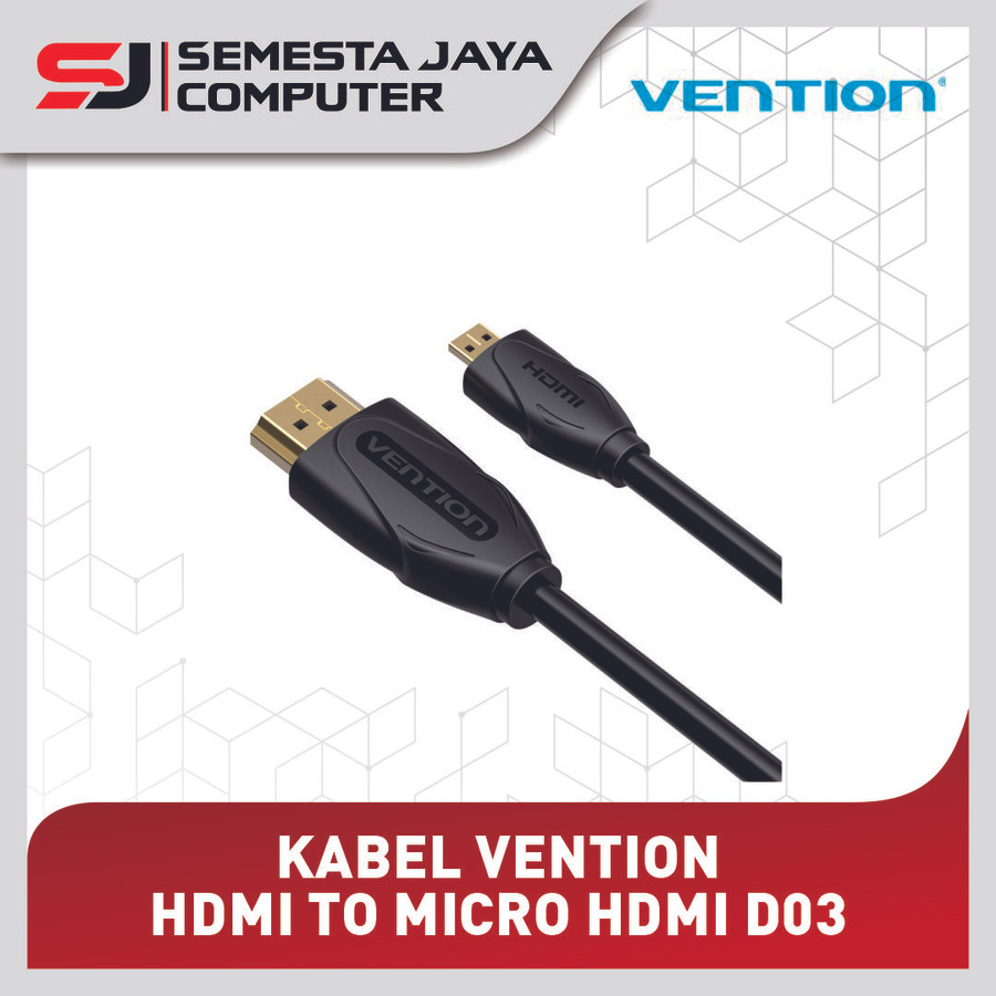 VENTION Kabel Micro HDMI Male to HDMI Male D03