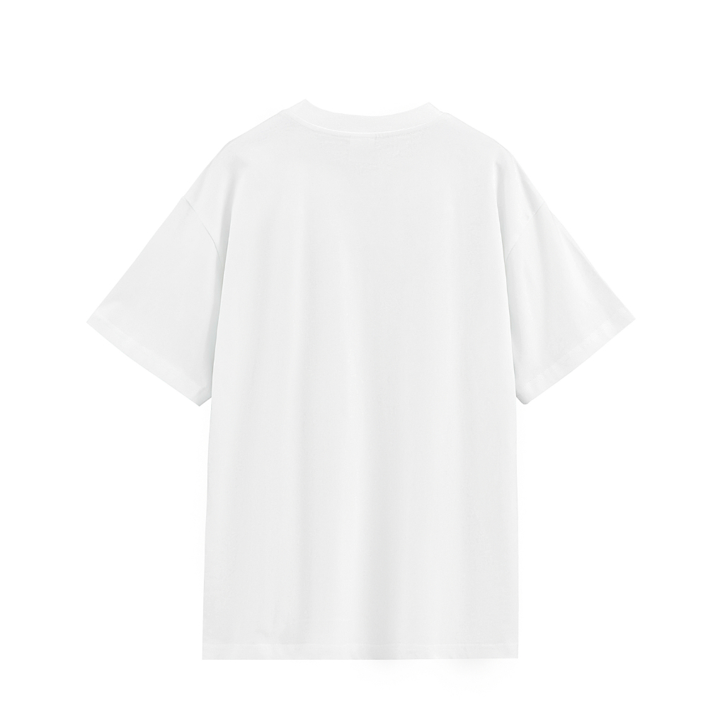 Premium Imported White Short Sleeve Thick Cotton T Shirt