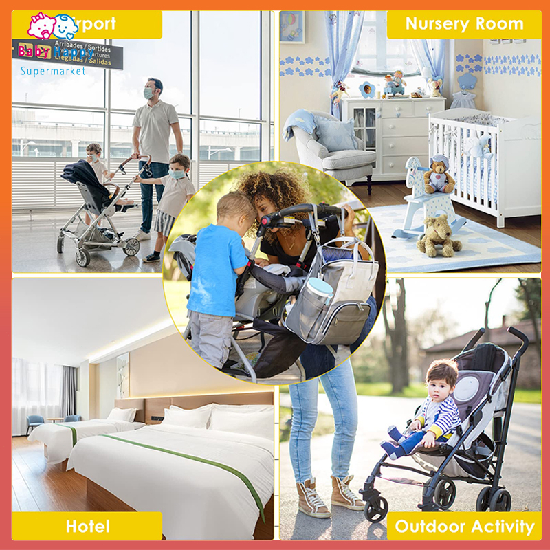 YZ5 YOTIME Travel Baby Bottle Brush Set dengan Silicone Portable Bottle Brush / Nipple Cleaner Brush