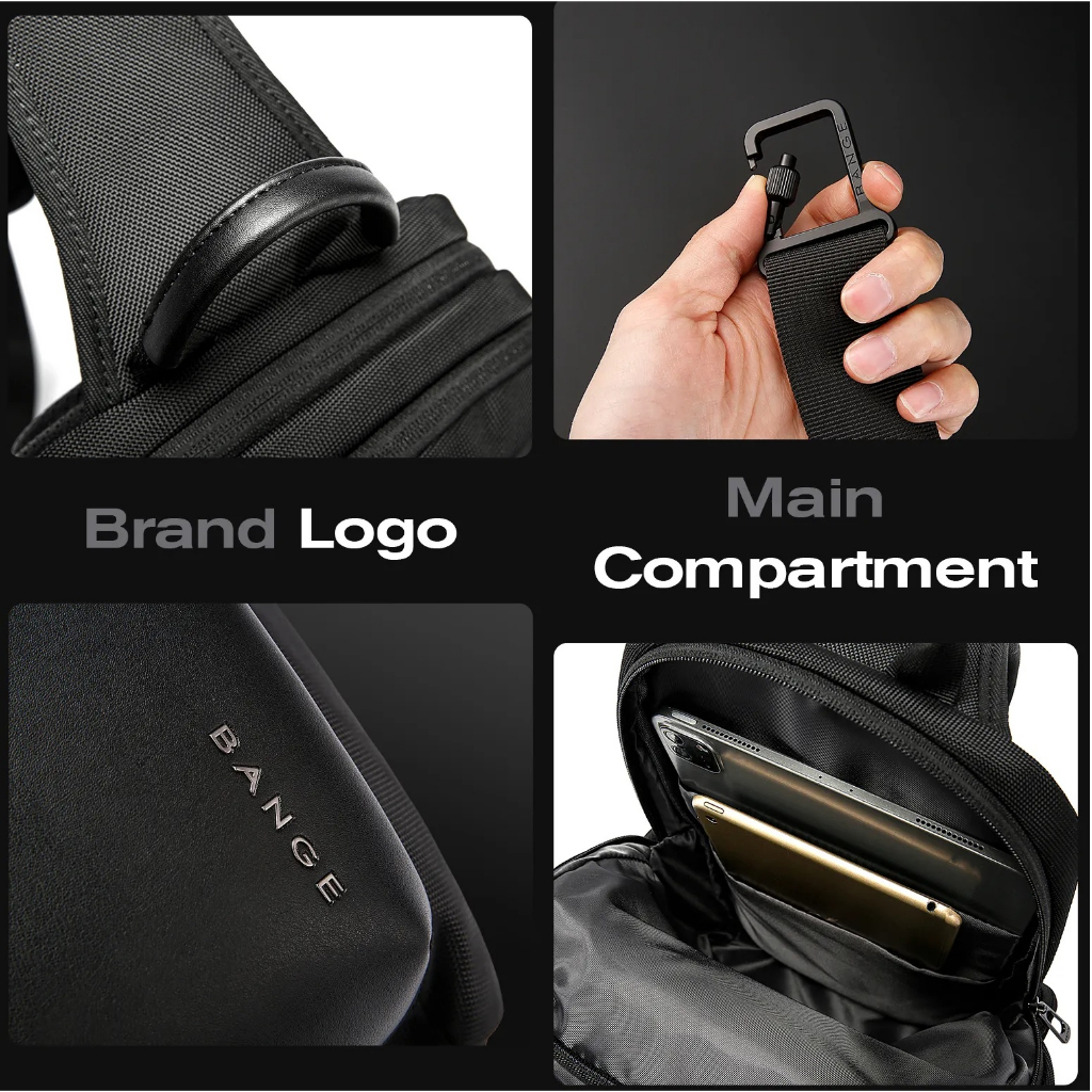 Bange BG7718 Tas Selempang Pria Sling Bag Pria