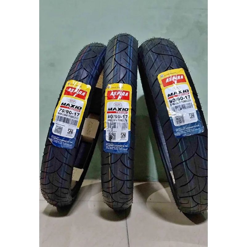 Ban Luar Aspira Maxio Tubeless 70/80 17, 80/90 17 90/80 17