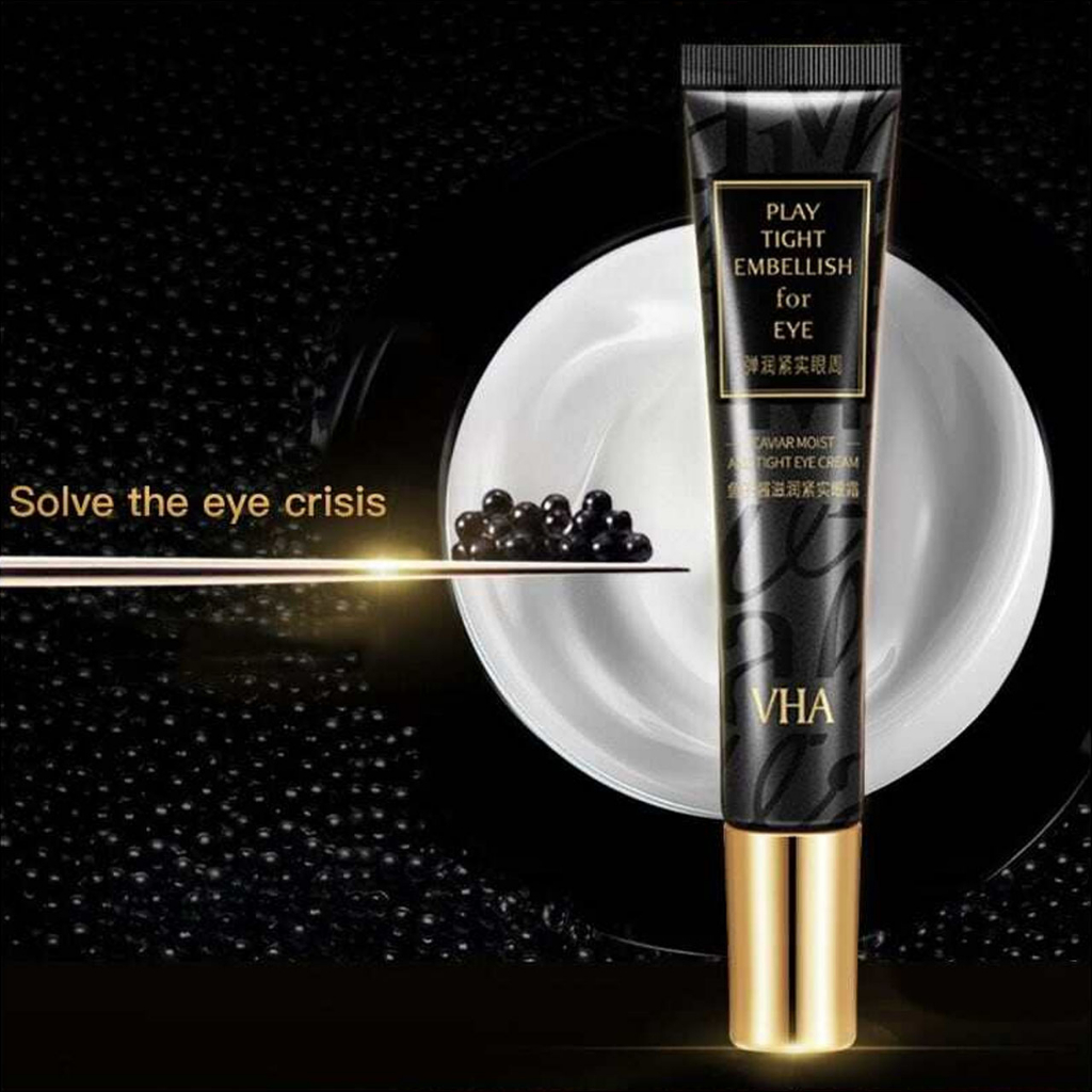 Shine Star - Krim Mata Panda dan Kantung Mata Permanen VHA Caviar Moist And Tight Eye Cream