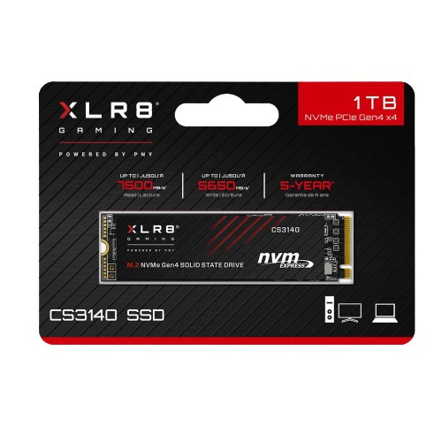 PNY XLR8 Gaming CS3140 SSD M.2 NVMe 1TB PCIe Gen4 x4 Resmi | M2 2280